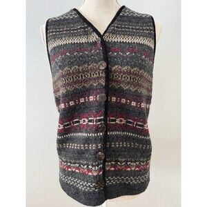 Vintage Redwood & Ross 100%‎ Wool Sweater Vest Size Small